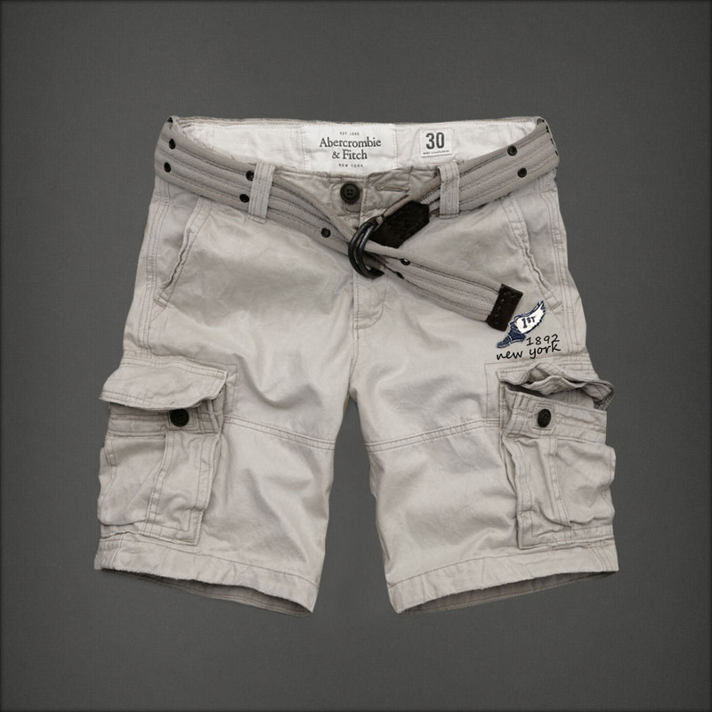 Abercrombie Fitch Hombres Cargo Patalón Corto AF7512